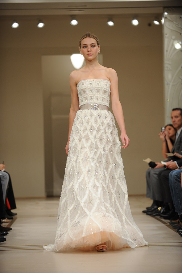 Reem Acra's Fall Collection is inspired by the origami patterns and Japanese
